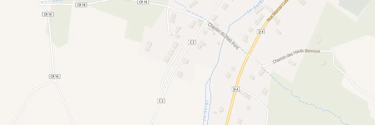 Plan du 29 Rue des Cordeaux à Seigy