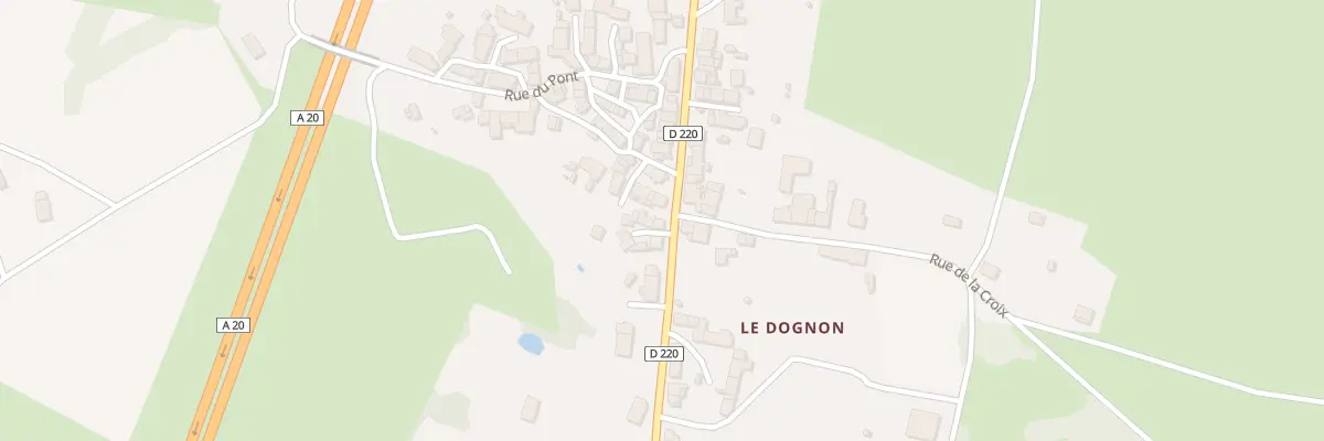 Plan du 35 Rue Principale Le Dognon à Saint-Maurice-la-Souterraine