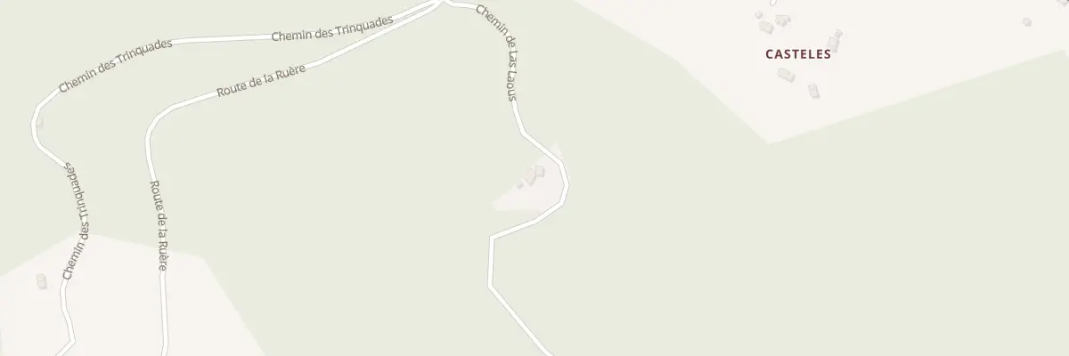 Plan du 216 Che de Las Laous à Boussenac