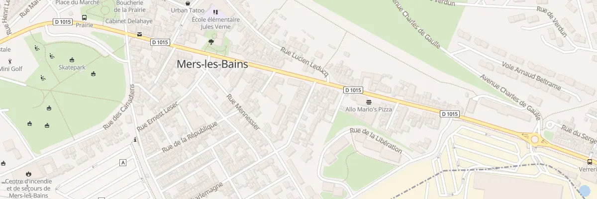 Plan du 8 Rue Charlemagne à Mers-les-Bains