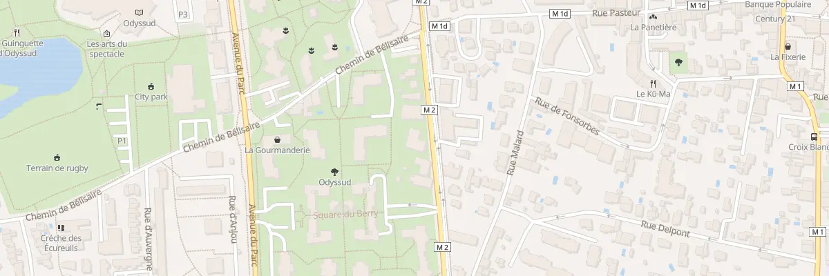 Plan du 85 Rte de Grenade à Blagnac