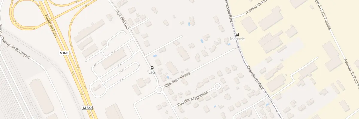 Plan du 9 All des Mûriers à Lespinasse