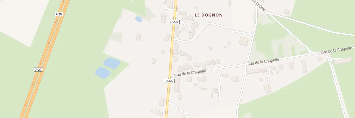 Plan du 72 Rue Principale Le Dognon à Saint-Maurice-la-Souterraine