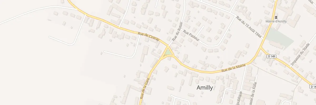 Plan du 4 Rue de la Gare à Amilly