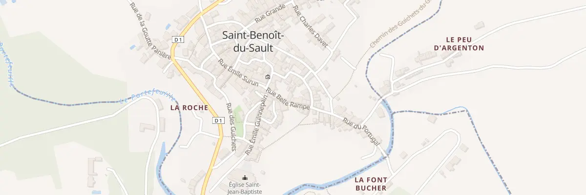 Plan du 5074 Rue Belle Rampe à Saint-Benoît-du-Sault