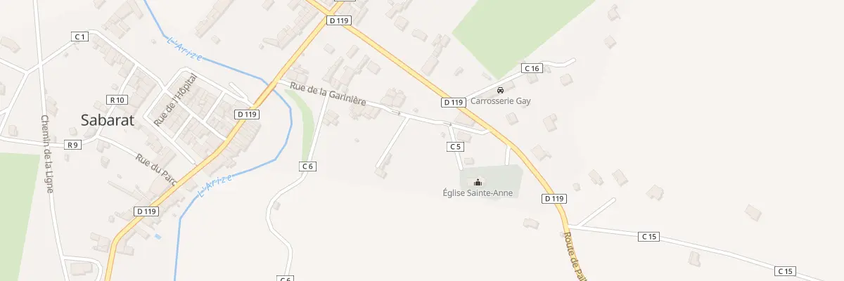 Plan du 12B Rue de la Garinière à Sabarat