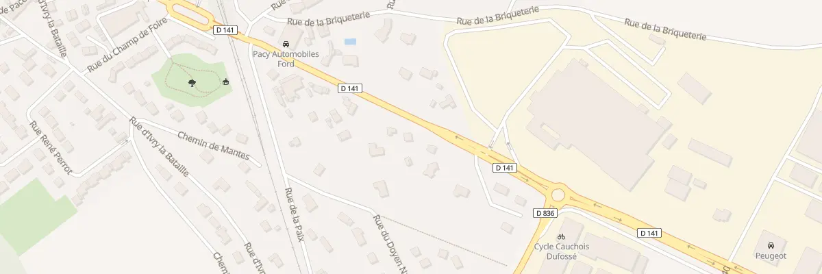 Plan du 116B Rue Edouard Isambard à Pacy-sur-Eure