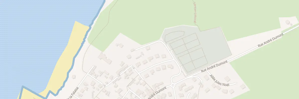 Plan du 9012 Rue André Dumont à Mers-les-Bains