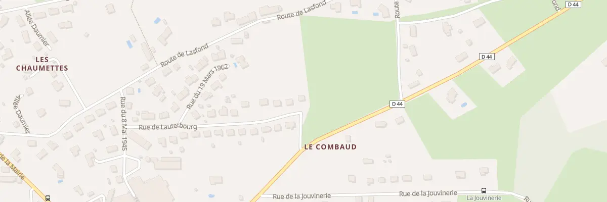 Plan du 25 Rue de Lauterbourg à Saint-Just-le-Martel