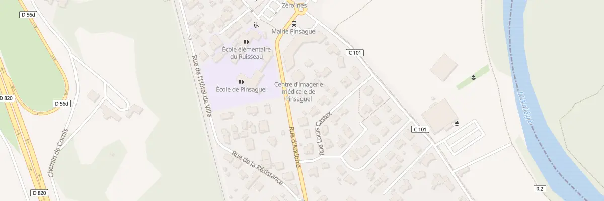 Plan du 87 Rue d’Andorre à Pinsaguel