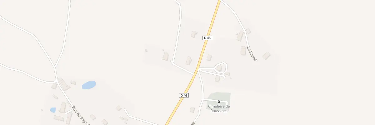 Plan du 23 Rue de l’Eglise à Roussines