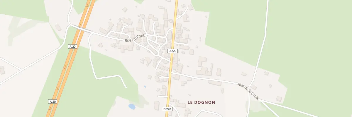 Plan du 120 Rue Principale Le Dognon à Saint-Maurice-la-Souterraine