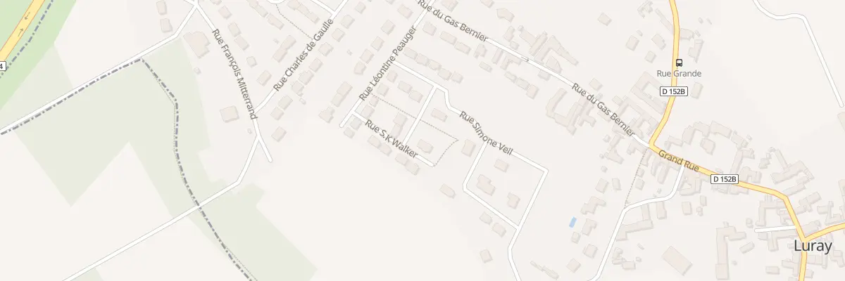 Plan du 1 Rue S.K. Walker à Luray
