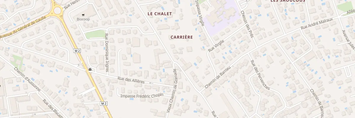 Plan du 42 Vieux Chemin de Grenade à Blagnac