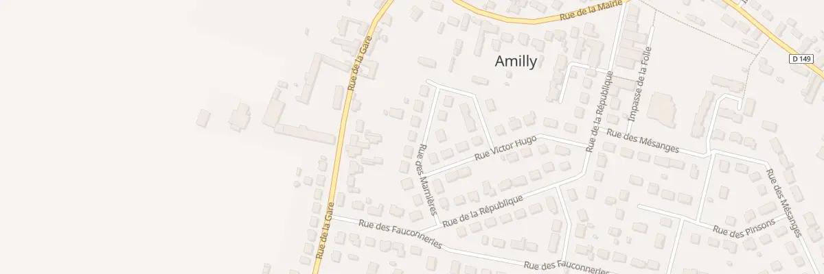 Plan du 10 Rue des Marnieres à Amilly