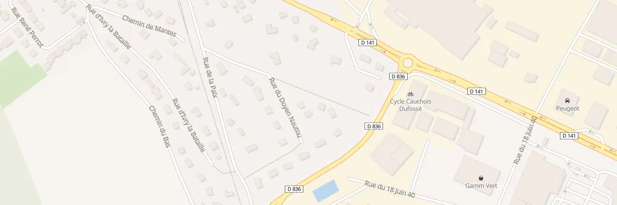 Plan du 5 Rue du Doyen Nautou à Pacy-sur-Eure
