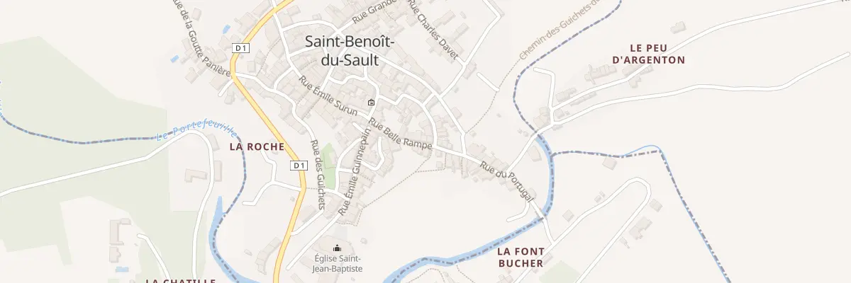 Plan du 5068 Rue Belle Rampe à Saint-Benoît-du-Sault