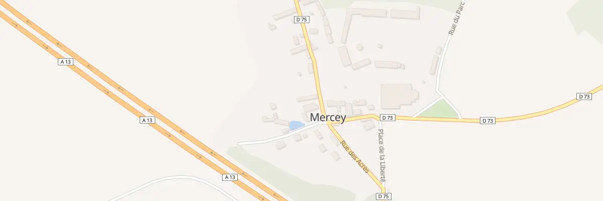 Plan du 1 Rue de la Ferette à Mercey