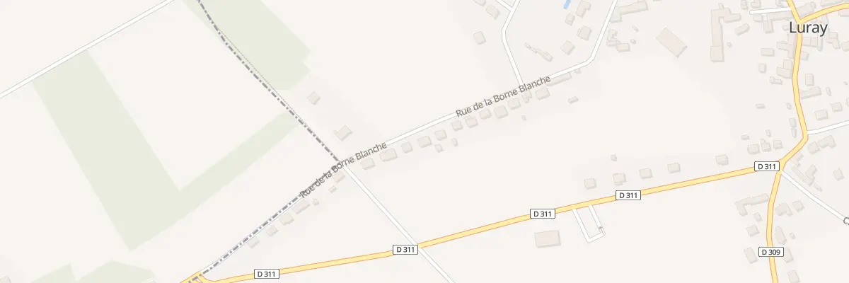 Plan du 27 Rue de la Borne Blanche à Luray
