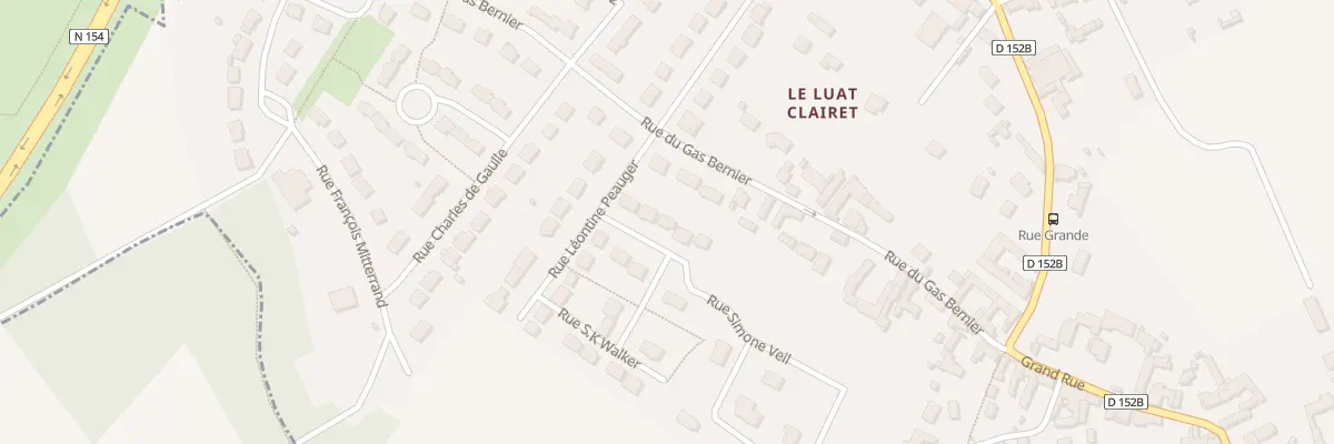 Plan de la Rue JW H Conway à Luray