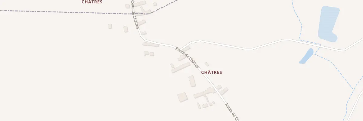 Plan du 2166 Rte de Chatres à Couddes