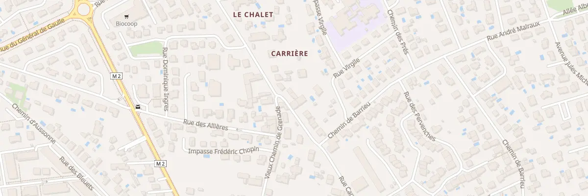 Plan du 66 Rue Carrière à Blagnac