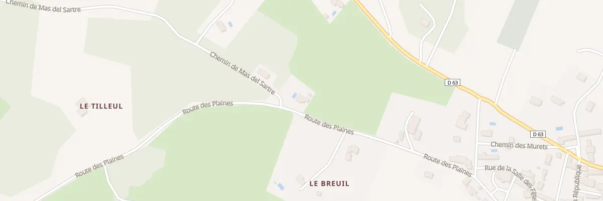 Plan du 59B La Pimaurie à Nadaillac