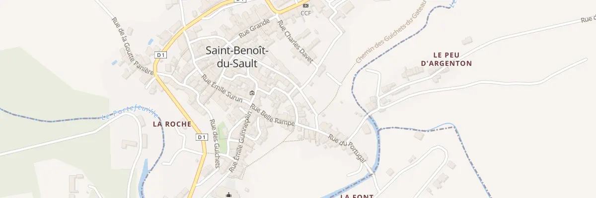 Plan du 5044 Rue de Beauregard à Saint-Benoît-du-Sault