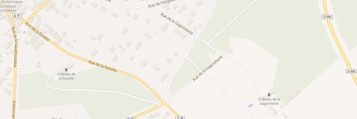 Plan du 8T Rue de la Gagnotterie à Cellettes