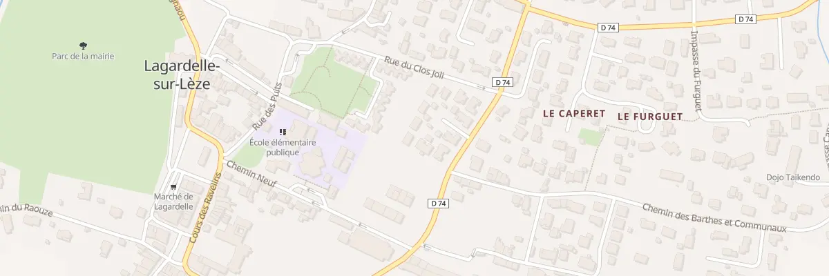 Plan du 14 Rue des Bosquets à Lagardelle-sur-Lèze