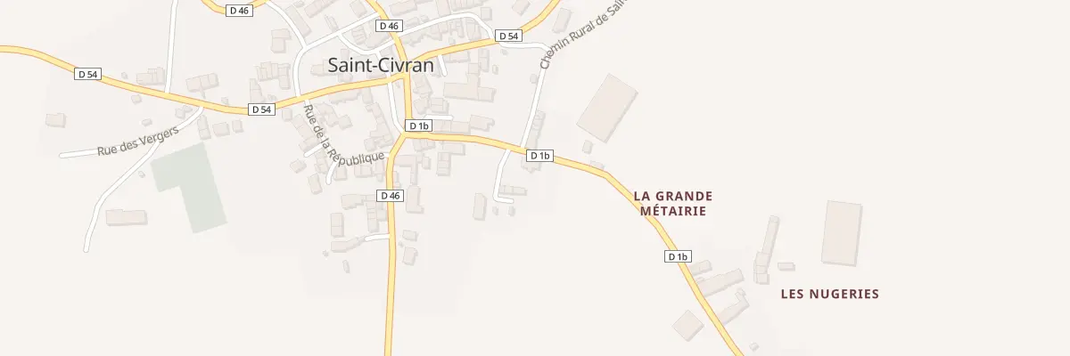 Plan du 8 Rue Alfred Maroux à Saint-Civran