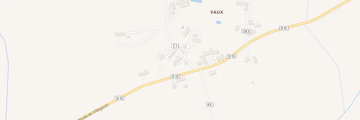 Plan du 5325 Vaux à Pellevoisin