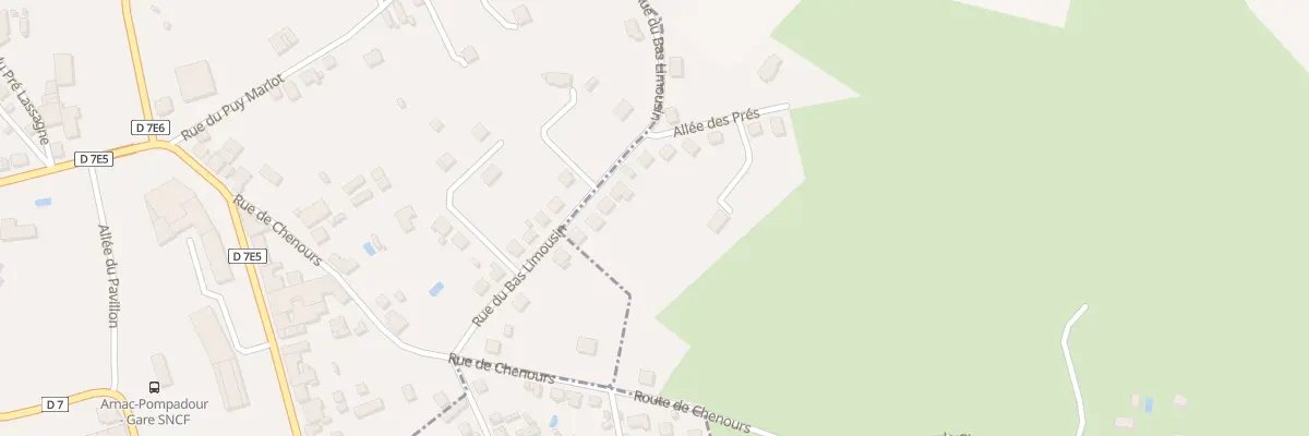 Plan du 8B Rue du Bas Limousin à Beyssac