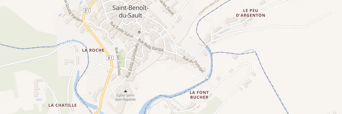 Plan du 5058 Rue du Portugal à Saint-Benoît-du-Sault