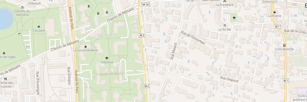 Plan du 76 Rte de Grenade à Blagnac