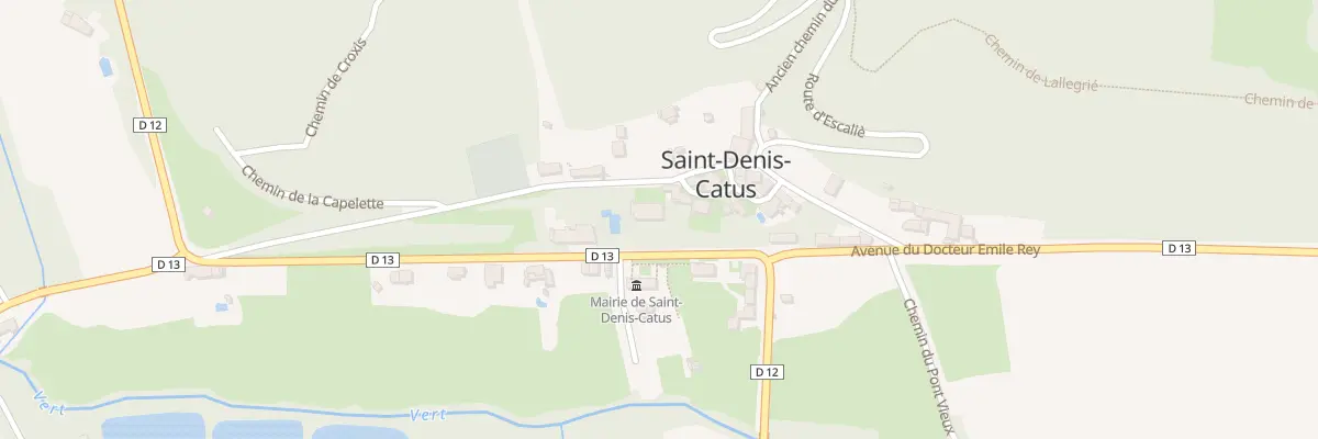 Plan du 209 Rue de l’Eglise à Saint-Denis-Catus