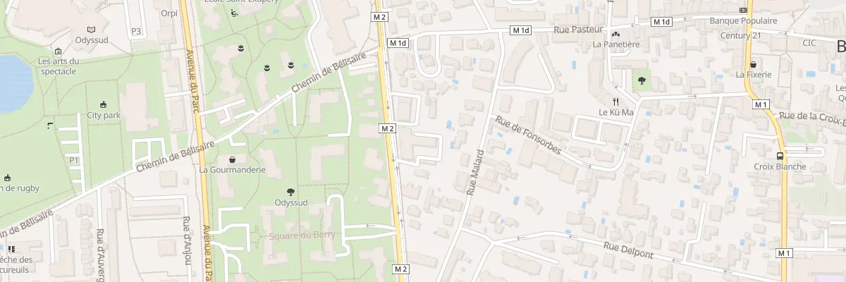Plan du 80 Rte de Grenade à Blagnac