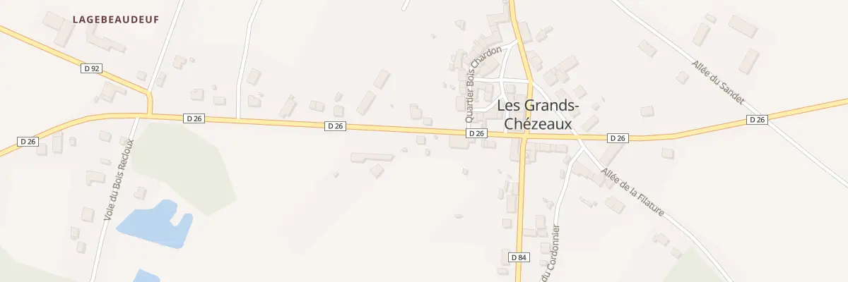Plan du 9 Rue de la Lanterne aux Grands-Chézeaux