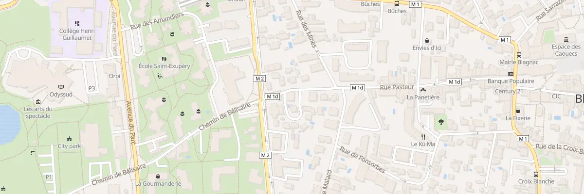 Plan du 43 Rue Pasteur à Blagnac