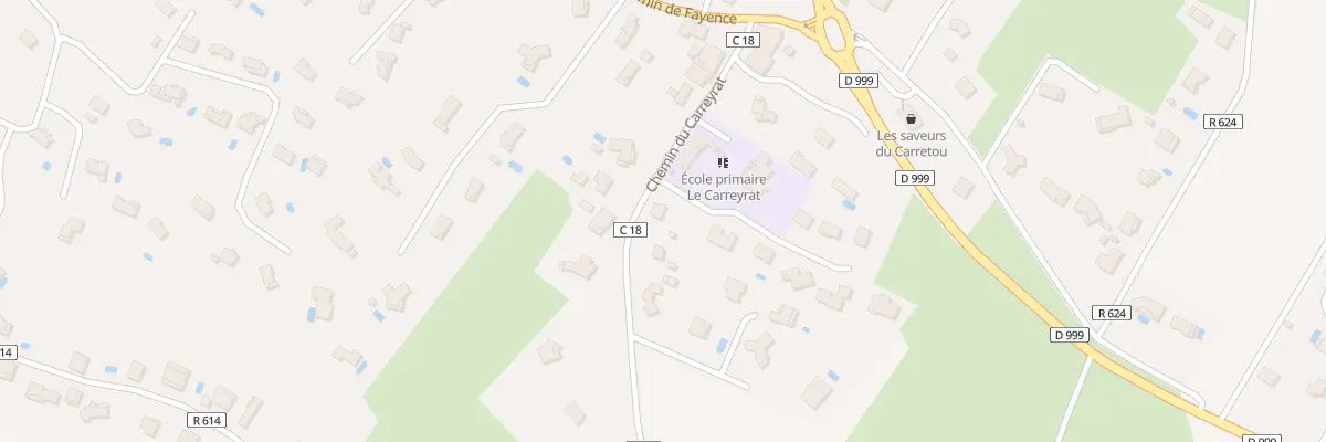 Plan du 1914 Che de Carreyrat à Montauban