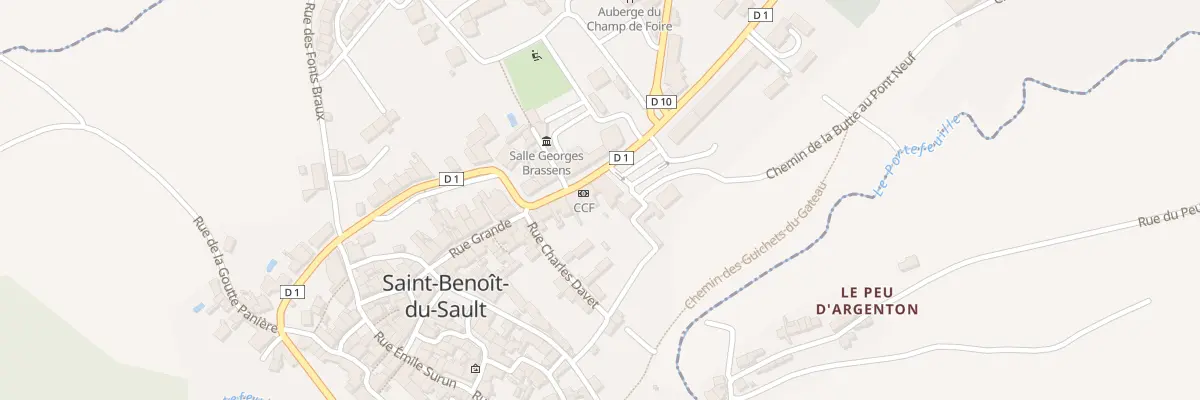 Plan du 5031 Rue Georges Ratier à Saint-Benoît-du-Sault