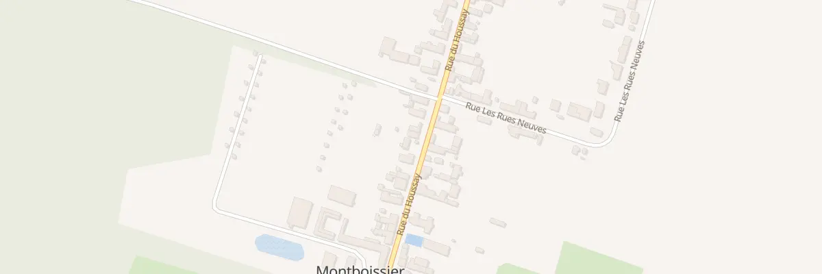 Plan du 25 Rue du Houssay à Montboissier