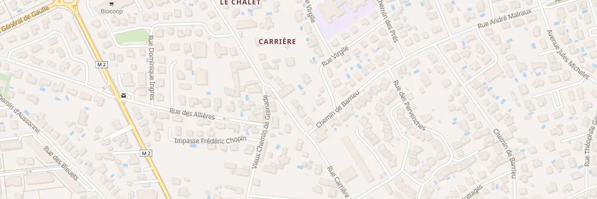 Plan du 62 Rue Carrière à Blagnac