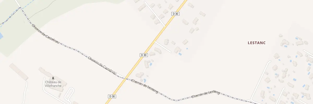 Plan du 1075 Rte de Castelnau à Bouloc