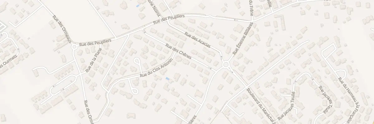 Plan du 7 Rue des Chênes à Fenouillet