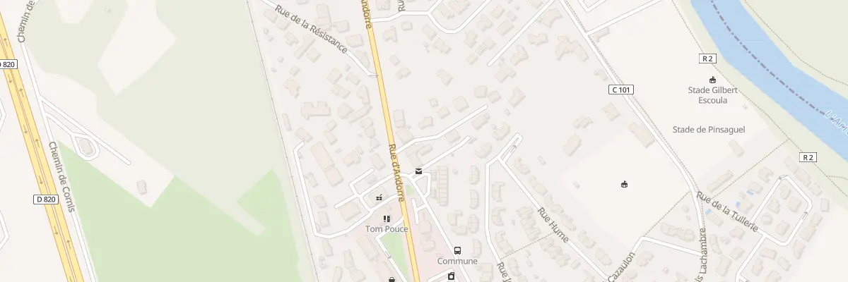 Plan du 95 Rue d’Andorre à Pinsaguel