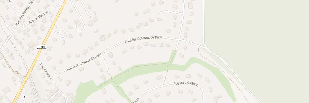 Plan du 38 Rue des Côteaux de Pacy à Pacy-sur-Eure