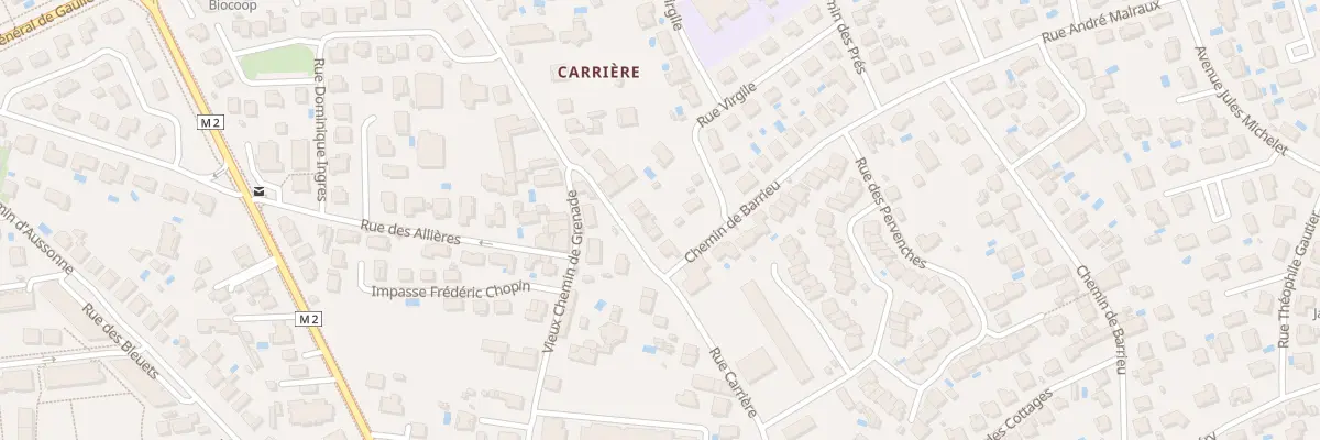 Plan du 58 Rue Carrière à Blagnac