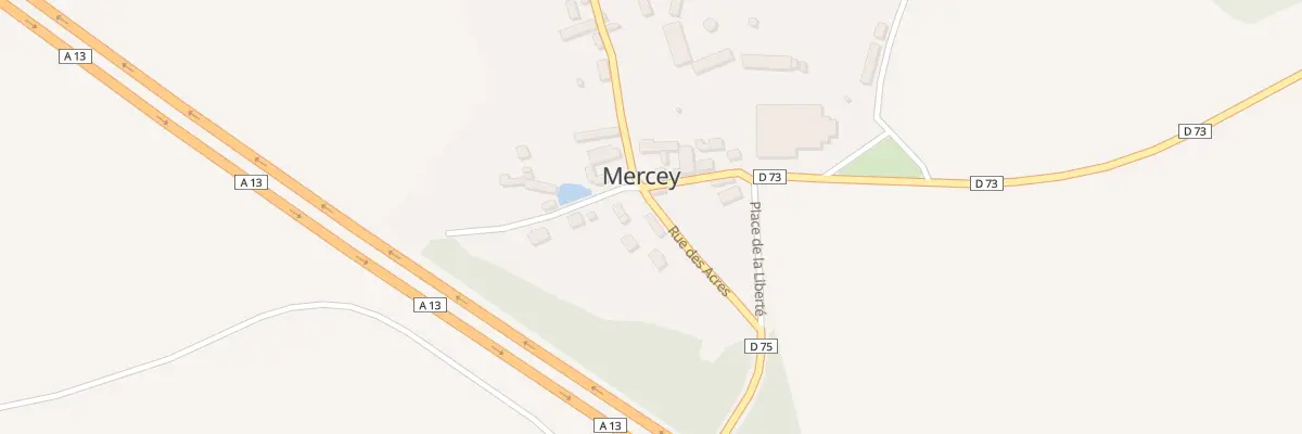 Plan du 4 Le Village à Mercey