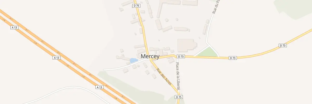 Plan du 3 Rue de la Mairie à Mercey